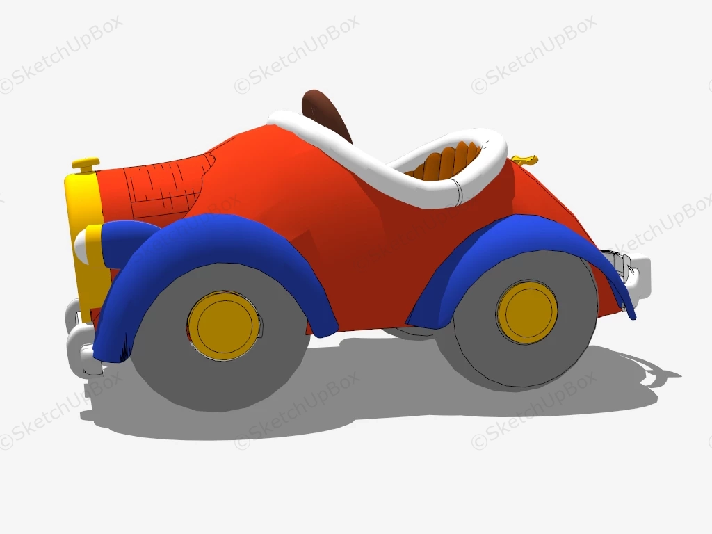 Ride On Toy Car sketchup model preview - SketchupBox