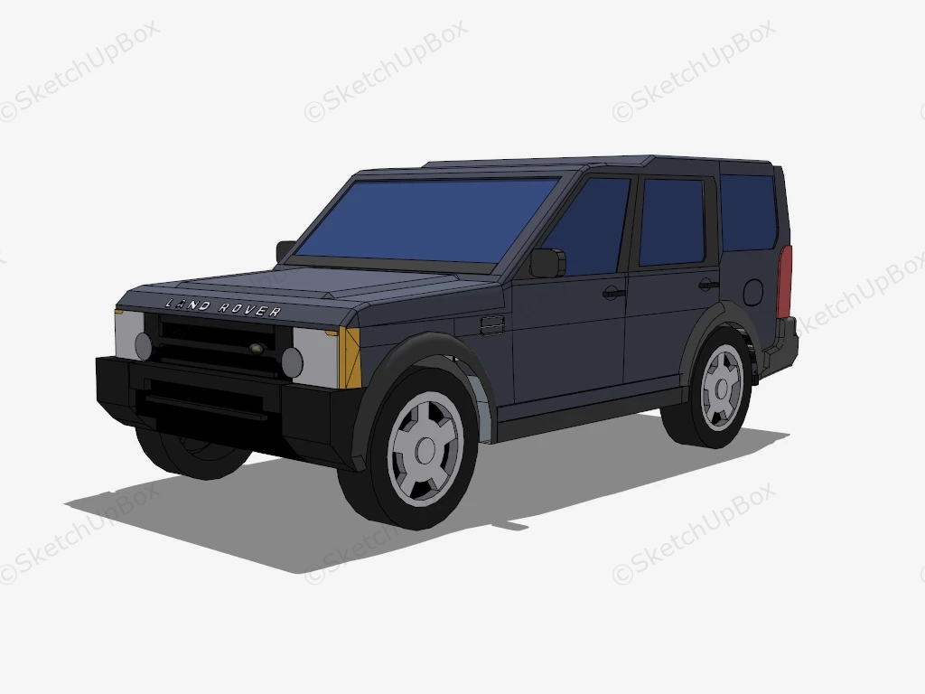 Land Rover Discovery 3 sketchup model preview - SketchupBox