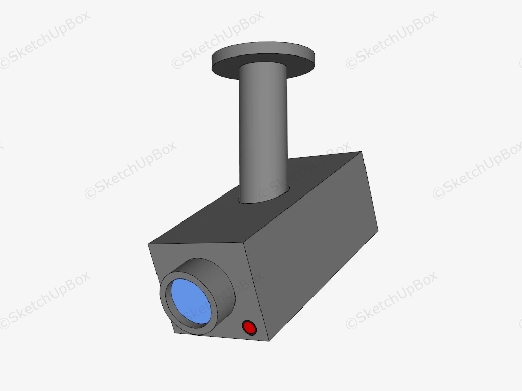 Ceiling Mounted CCTV Camera sketchup model preview - SketchupBox
