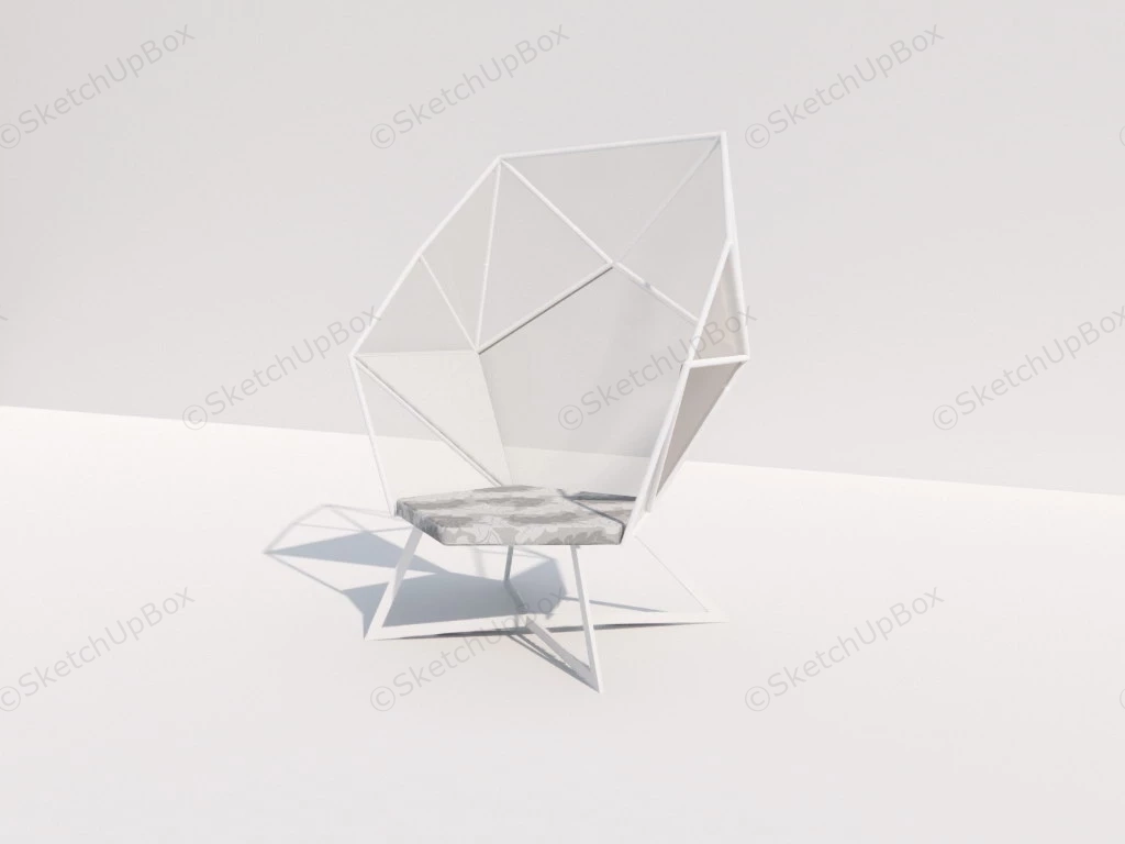 Diamond Chair sketchup model preview - SketchupBox