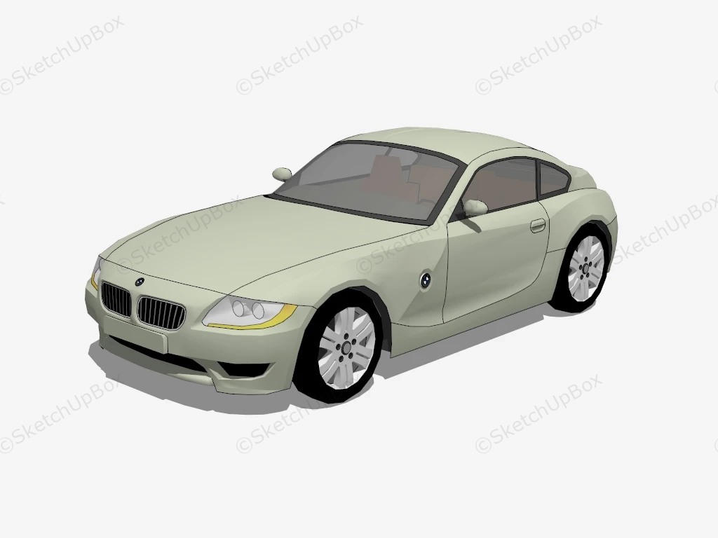 BMW Z4 Coupe sketchup model preview - SketchupBox