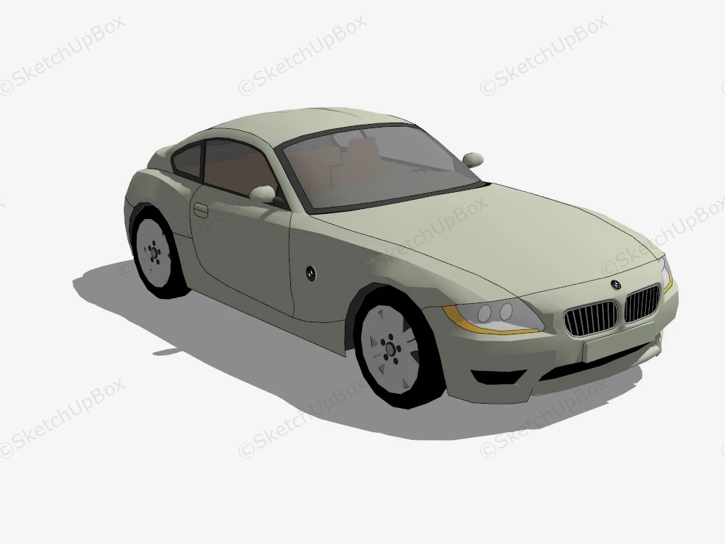 BMW Z4 Coupe sketchup model preview - SketchupBox