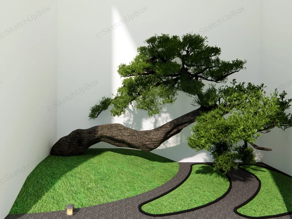 Indoor Small Garden Idea sketchup model preview - SketchupBox