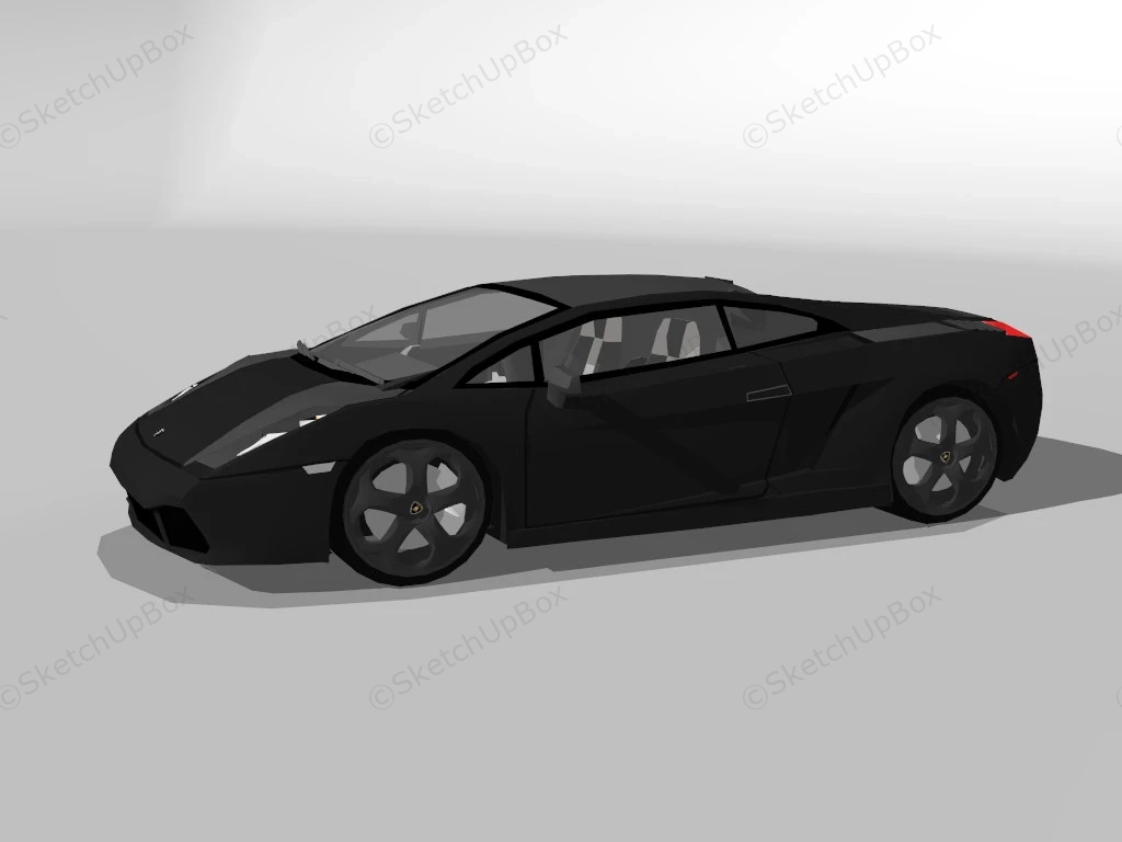 2007 Lamborghini Gallardo sketchup model preview - SketchupBox