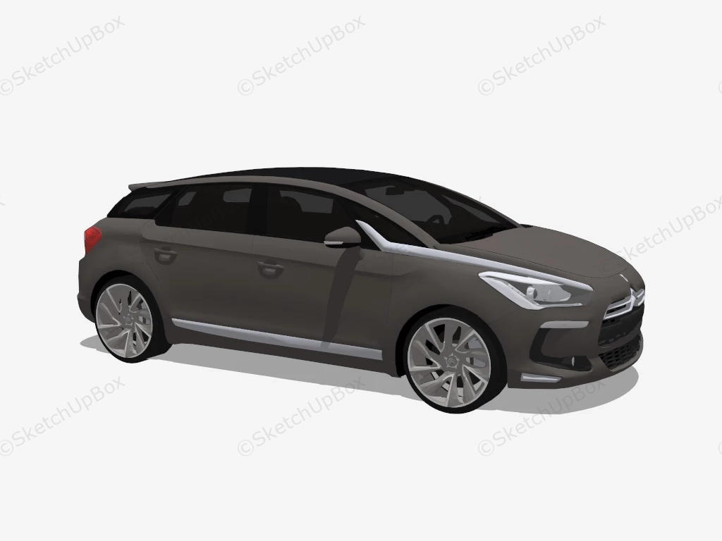 Citroën DS5 sketchup model preview - SketchupBox