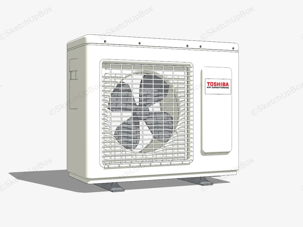 Toshiba Air Conditioner sketchup model preview - SketchupBox