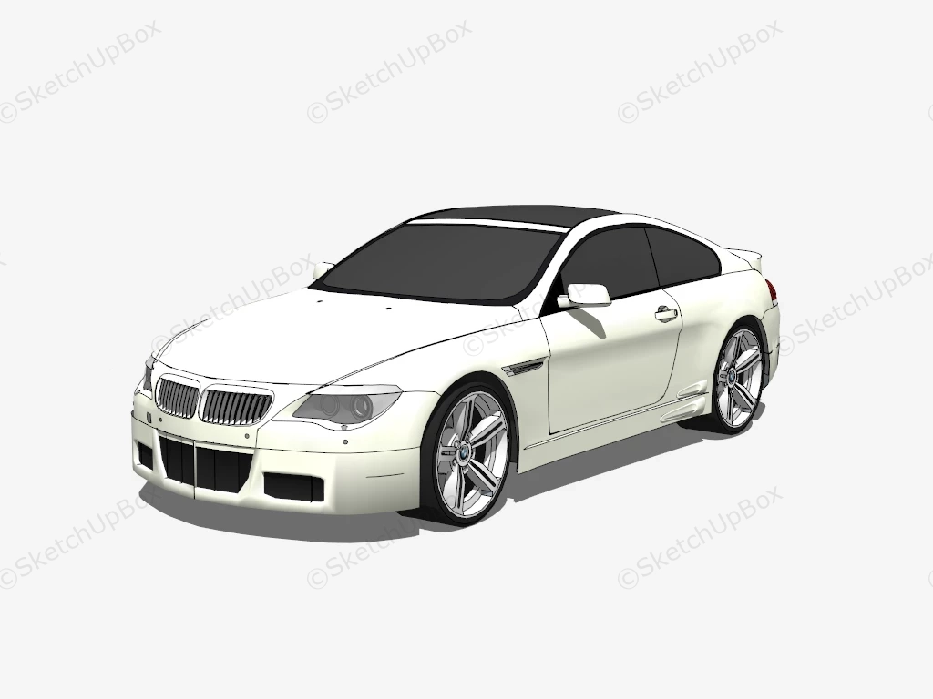 BMW M6 Coupe sketchup model preview - SketchupBox