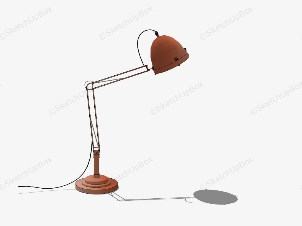 Adjustable Desk Lamp sketchup model preview - SketchupBox