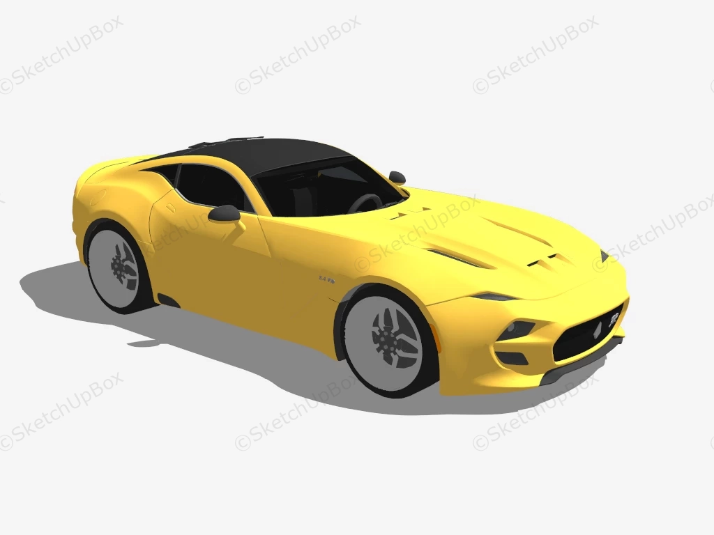 VLF Force 1 Coupé sketchup model preview - SketchupBox