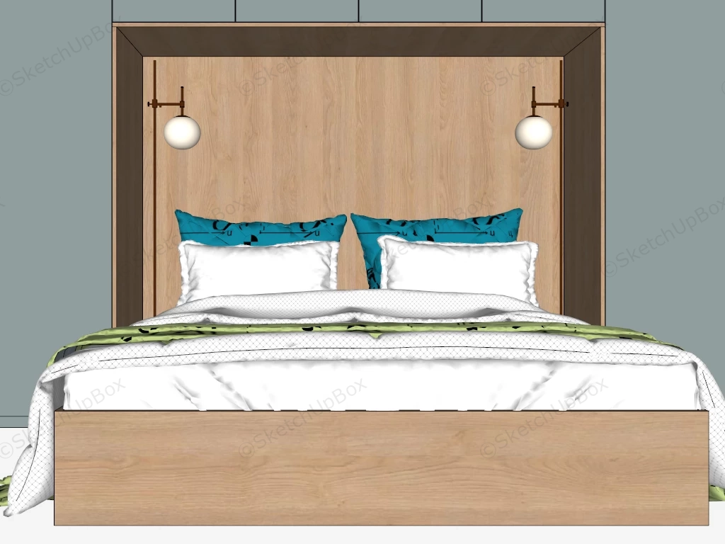 Murphy Bed Cabinet sketchup model preview - SketchupBox