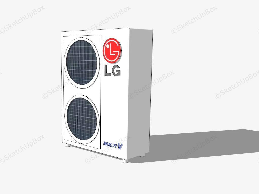 LG Multi V Air Conditioner sketchup model preview - SketchupBox