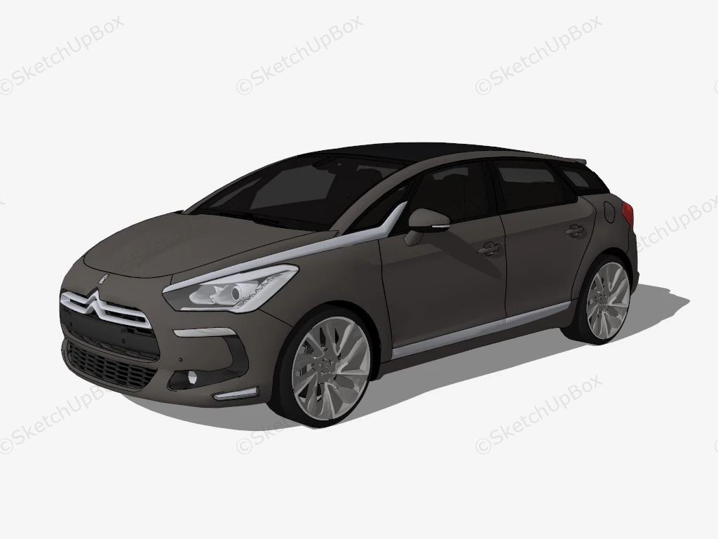 2012 Citroën DS 5 sketchup model preview - SketchupBox