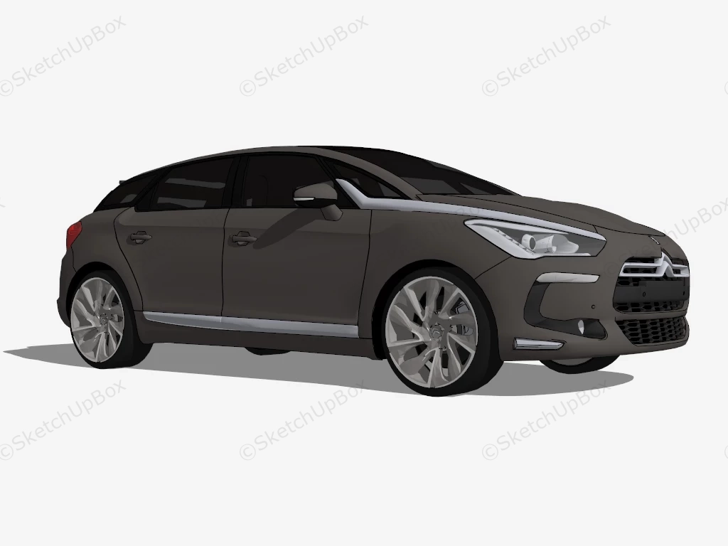 2012 Citroën DS 5 sketchup model preview - SketchupBox