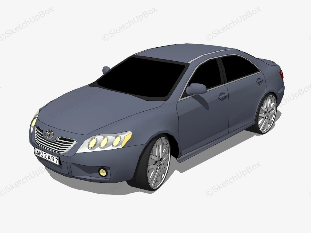 Toyota Camry Executive Sedan sketchup model preview - SketchupBox