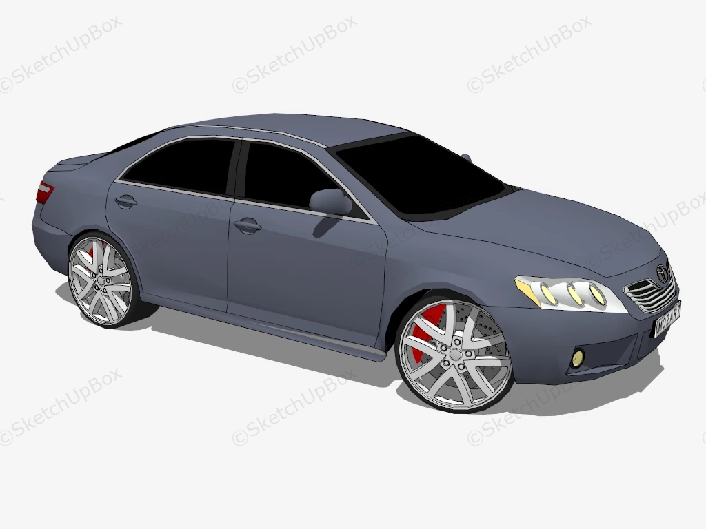 Toyota Camry Executive Sedan sketchup model preview - SketchupBox