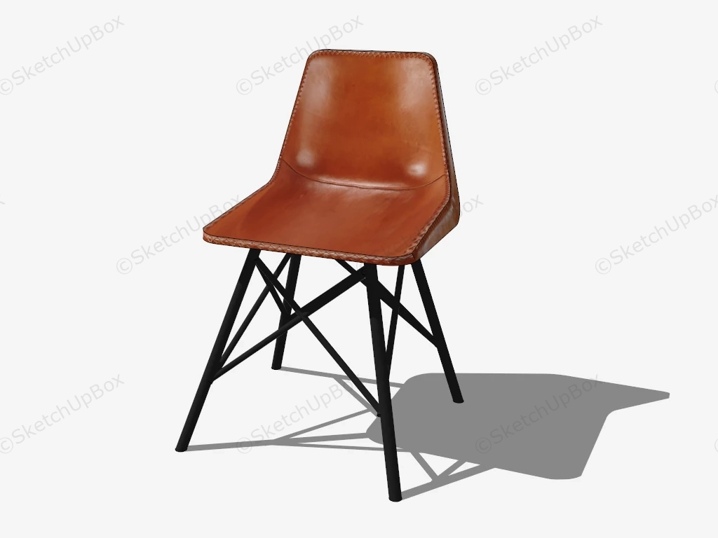 Vintage Industrial Chair sketchup model preview - SketchupBox