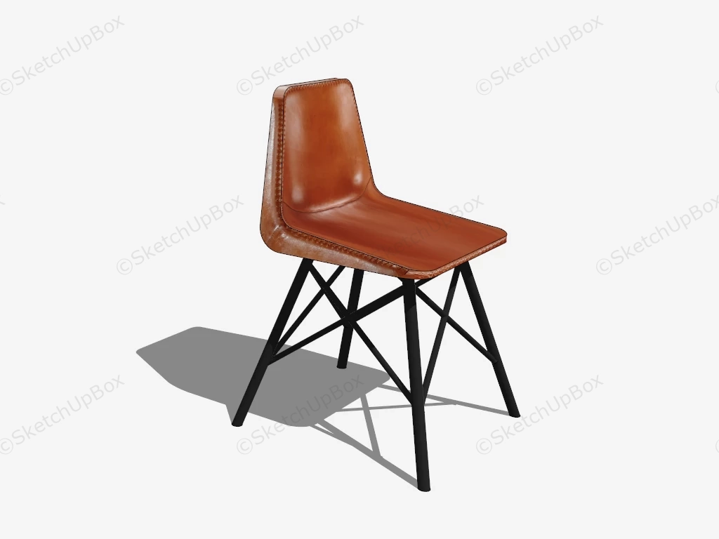 Vintage Industrial Chair sketchup model preview - SketchupBox