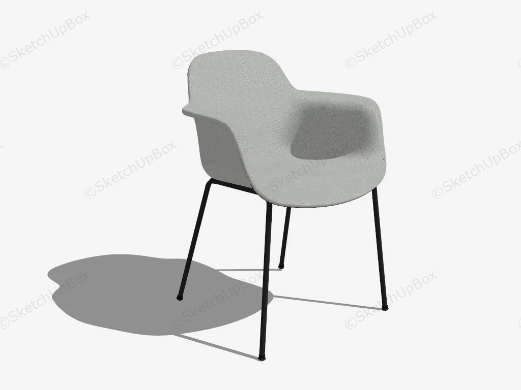 Eames DAR Chair sketchup model preview - SketchupBox