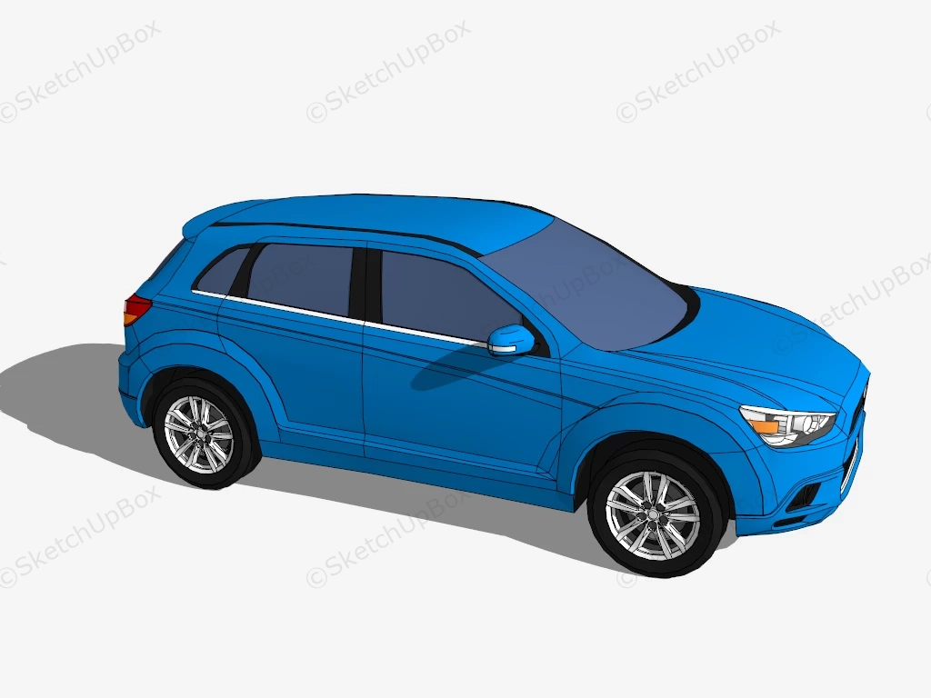 2011 Mitsubishi Outlander Sport sketchup model preview - SketchupBox