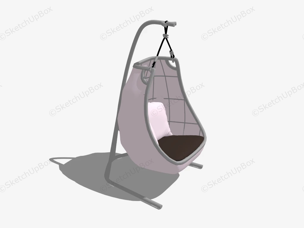 Hanging Swing Egg Chair sketchup model preview - SketchupBox