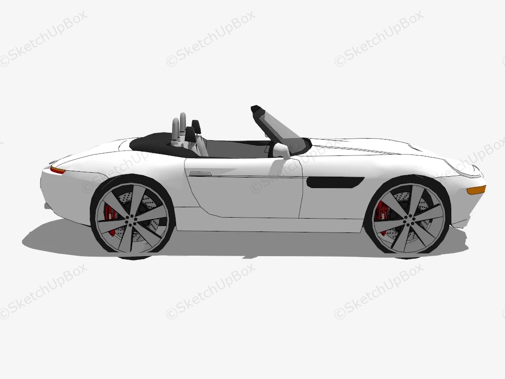 BMW Z8 Roadster sketchup model preview - SketchupBox