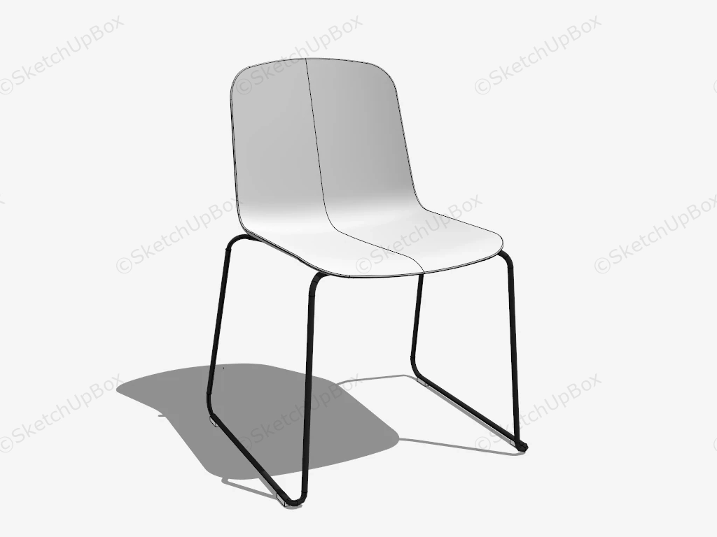 Stackable Office Chair sketchup model preview - SketchupBox