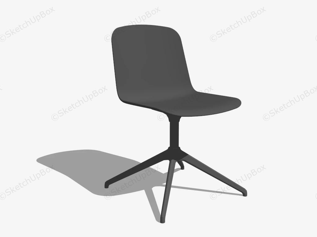 Armless Task Chair sketchup model preview - SketchupBox