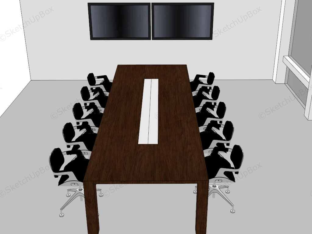 Small Conference Room sketchup model preview - SketchupBox