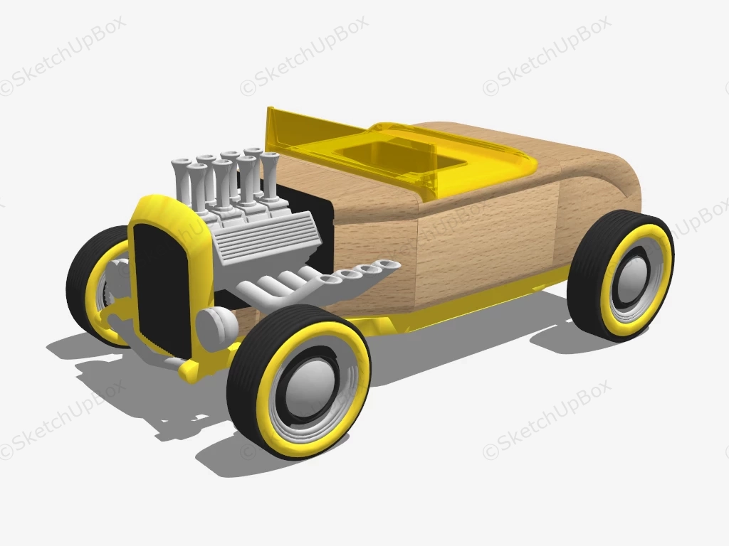 Cool Toy Car sketchup model preview - SketchupBox