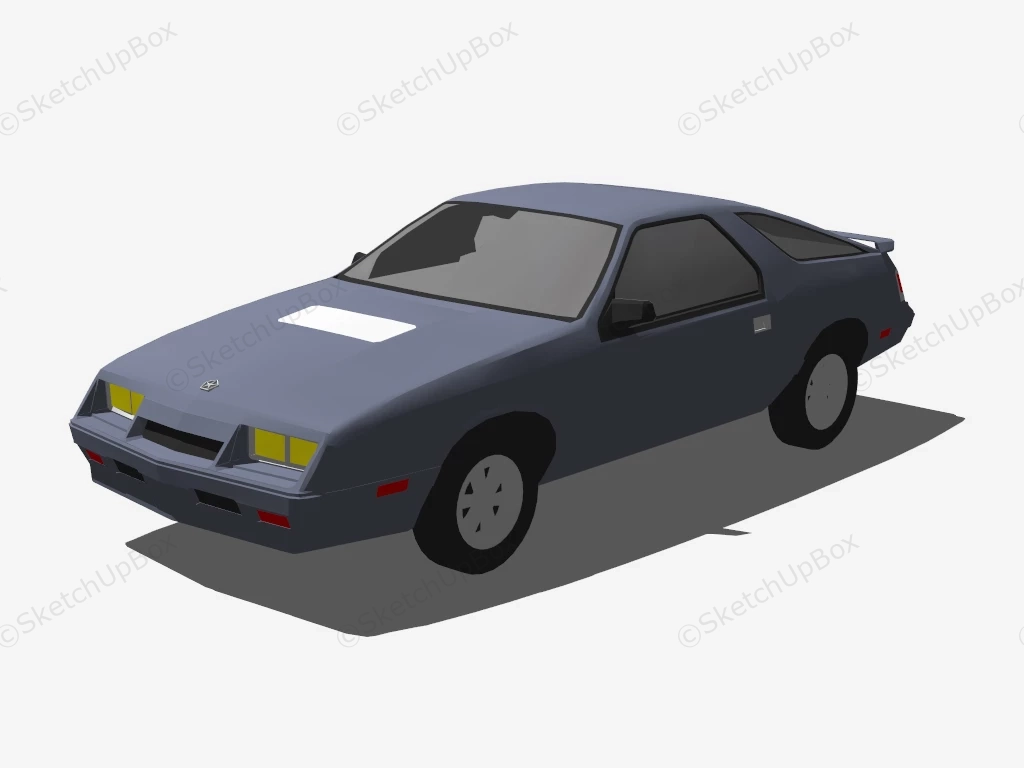 Vintage Chrysler Coupe sketchup model preview - SketchupBox