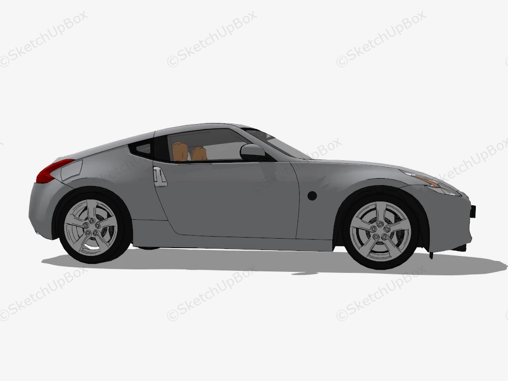 Nissan 370Z Coupé sketchup model preview - SketchupBox