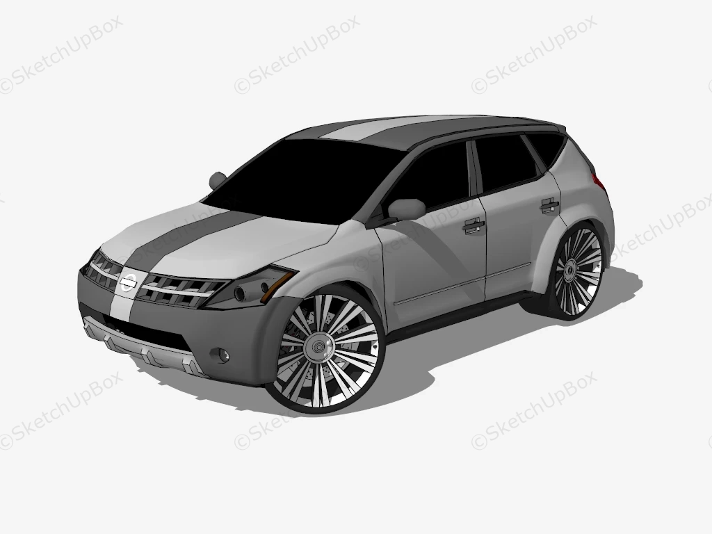 Nissan Murano sketchup model preview - SketchupBox