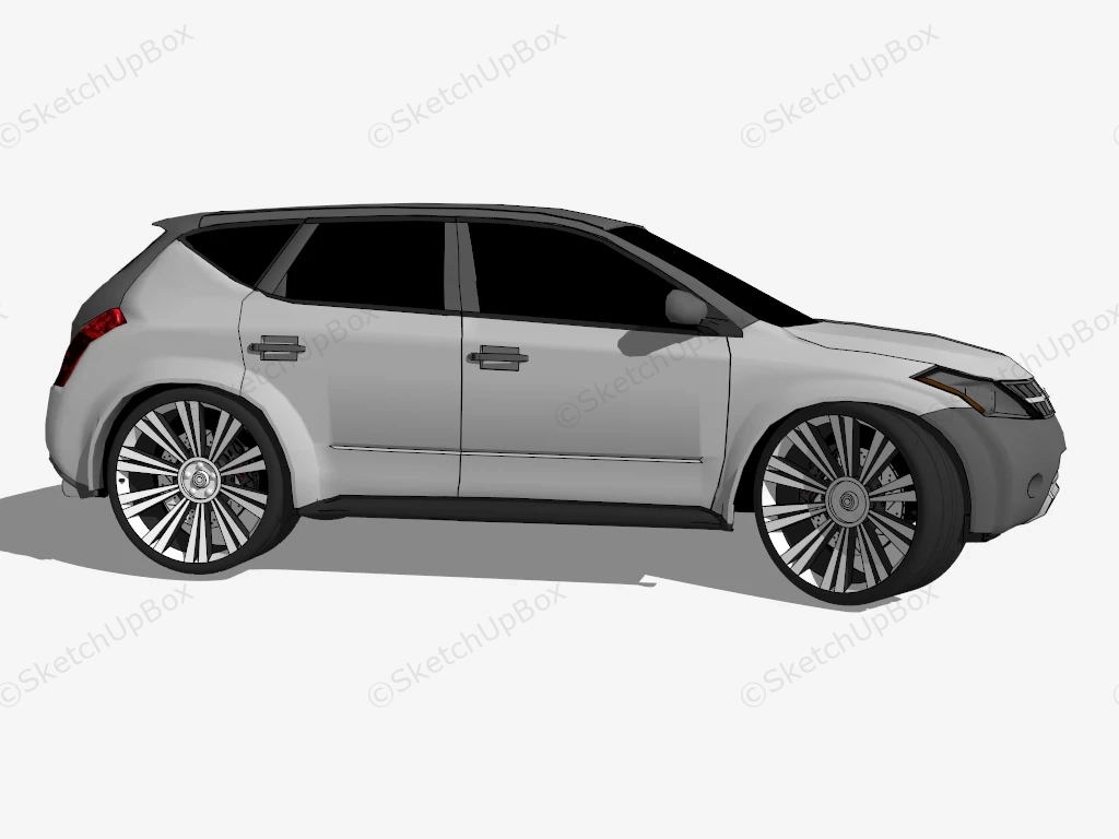 Nissan Murano sketchup model preview - SketchupBox