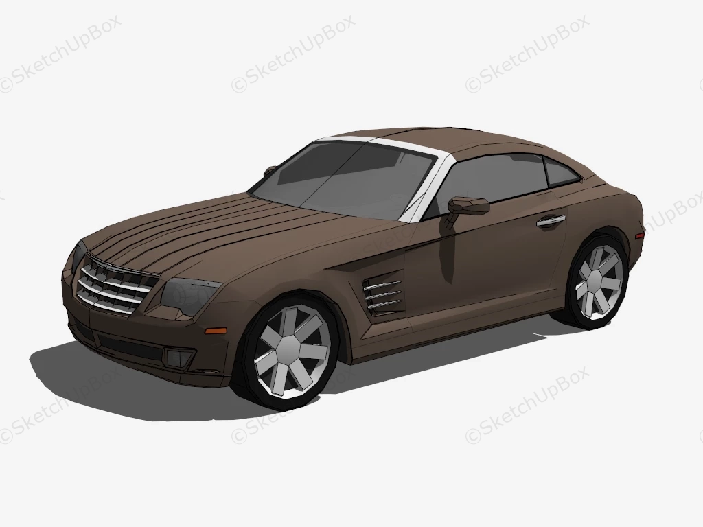 Chrysler Crossfire Coupe sketchup model preview - SketchupBox