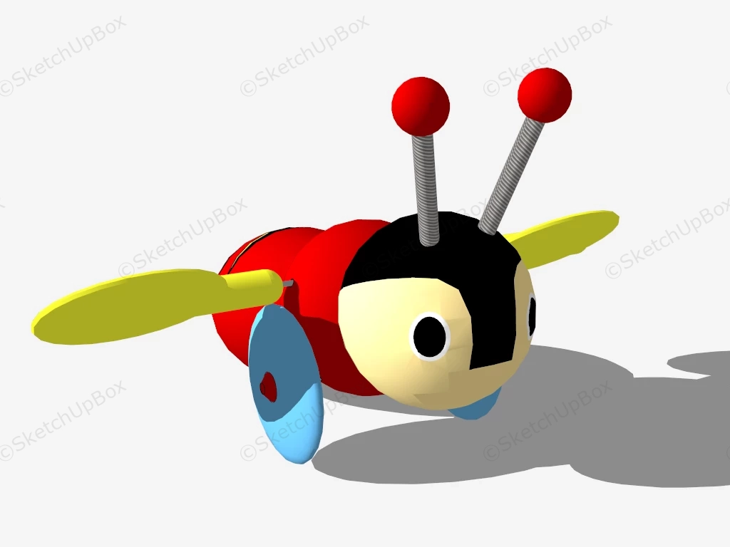 Clockwork Toy Bee sketchup model preview - SketchupBox