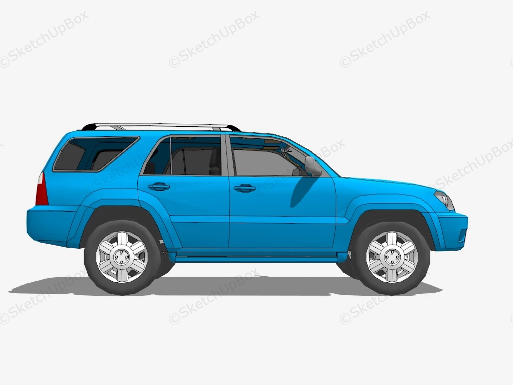 Toyota 4Runner sketchup model preview - SketchupBox