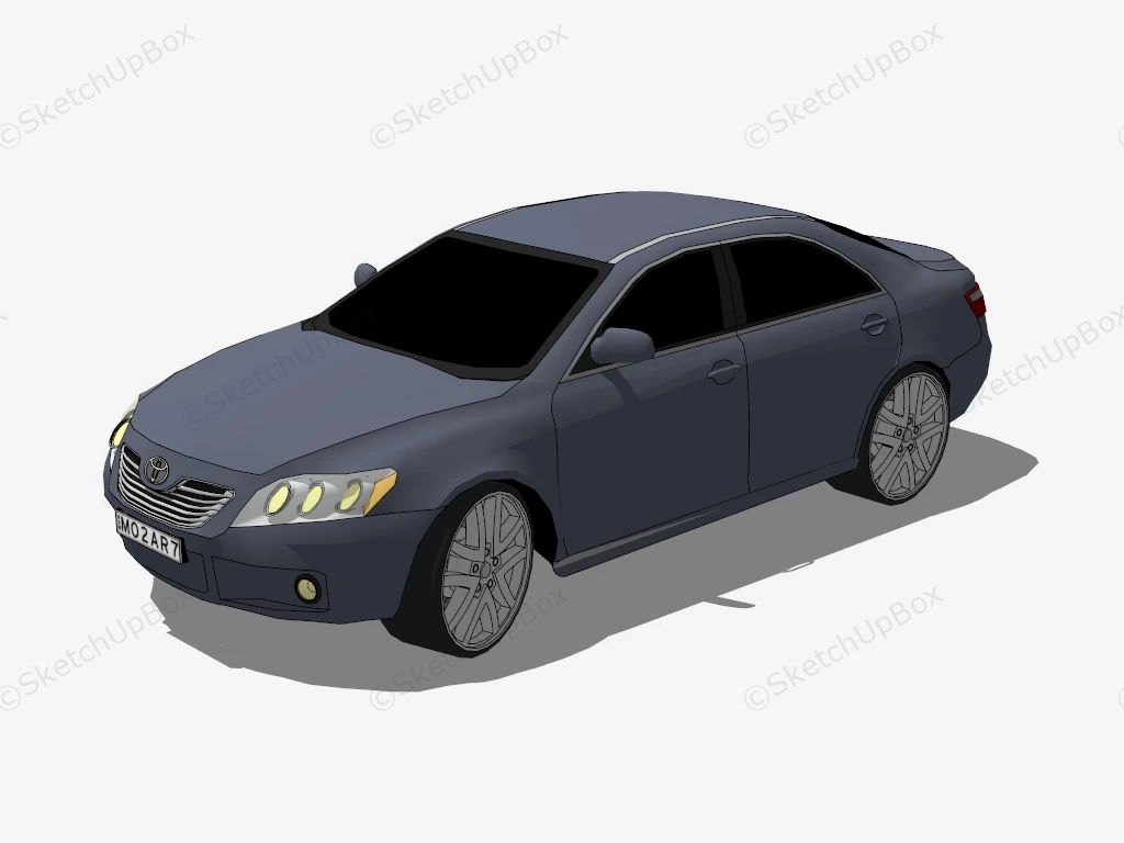 Toyota Camry Sedan sketchup model preview - SketchupBox