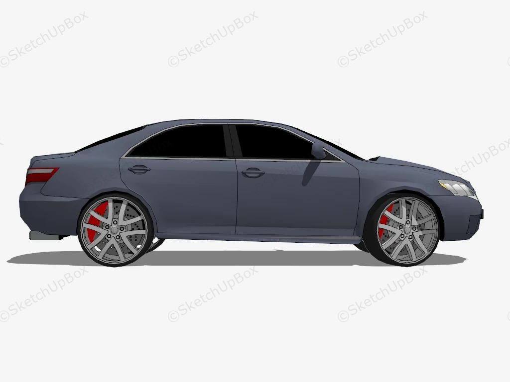 Toyota Camry Sedan sketchup model preview - SketchupBox