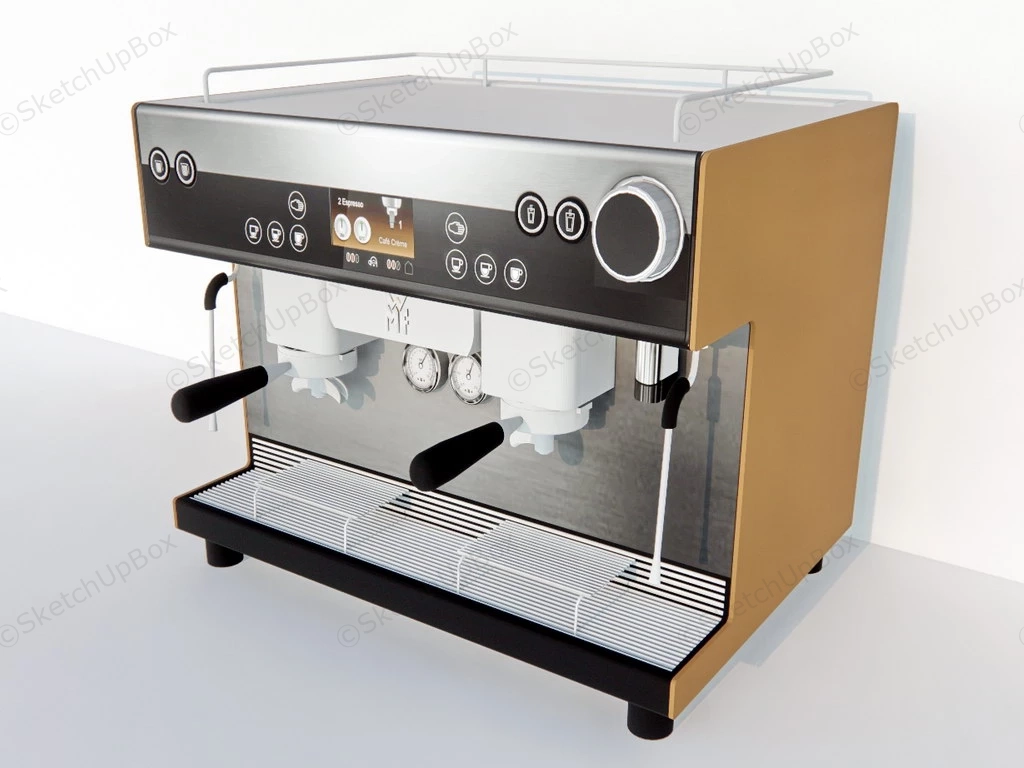 WMF Espresso Machine sketchup model preview - SketchupBox