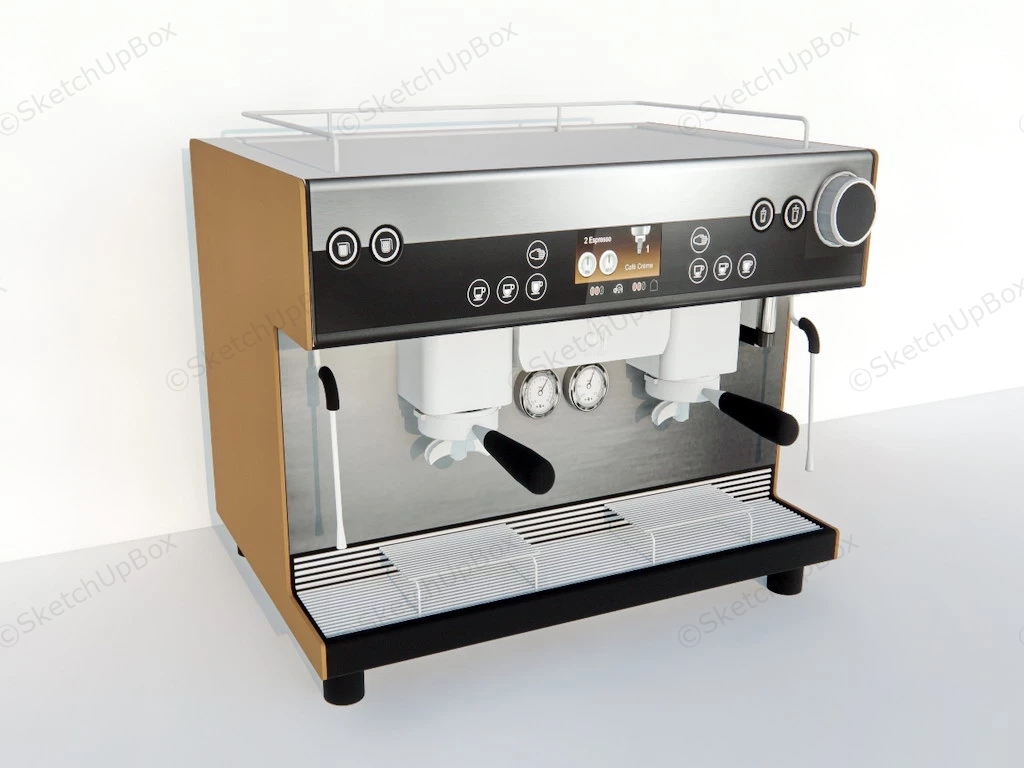 WMF Espresso Machine sketchup model preview - SketchupBox