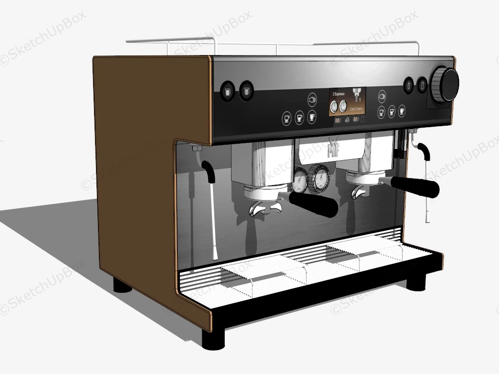 WMF Espresso Machine sketchup model preview - SketchupBox