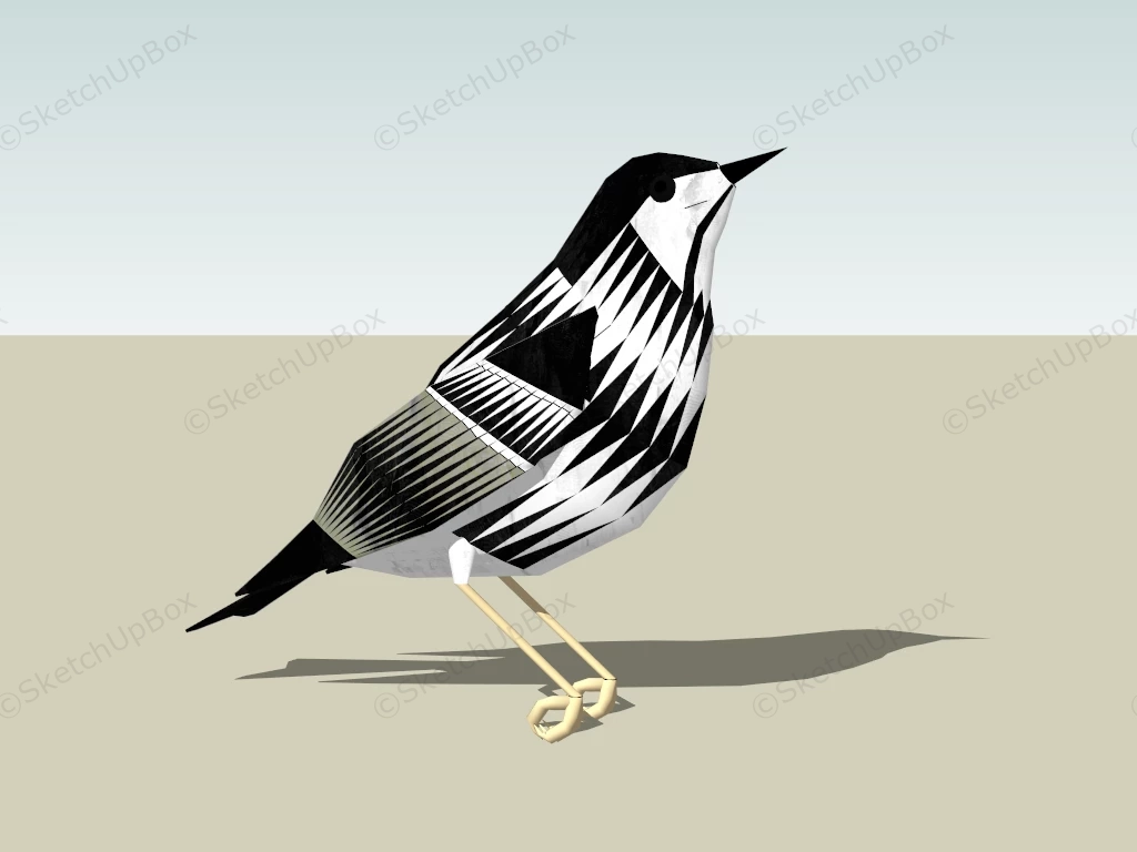 Sparrow Bird sketchup model preview - SketchupBox