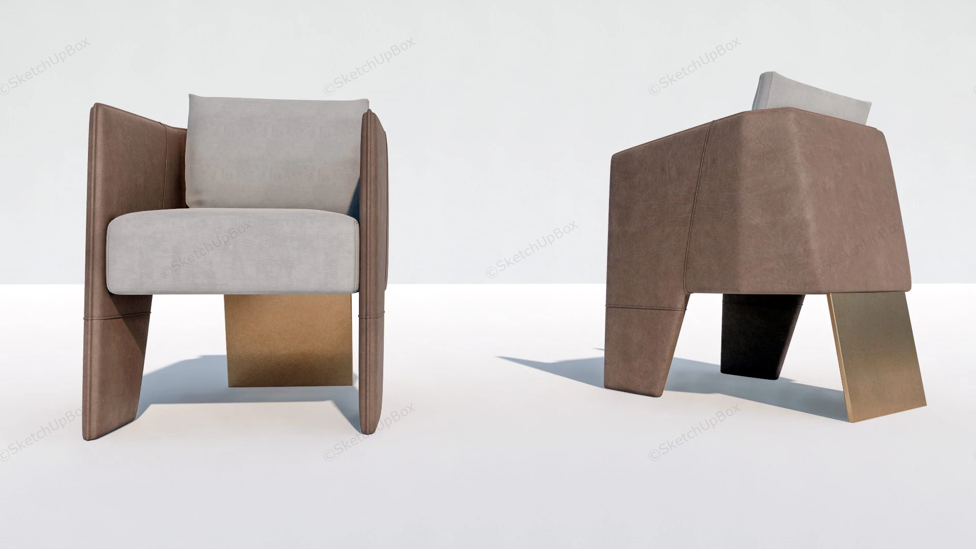 Accent Chairs For Living Room sketchup model preview - SketchupBox