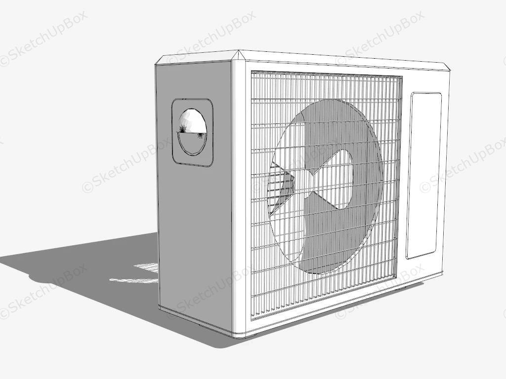 Outside Air Conditioner Unit sketchup model preview - SketchupBox