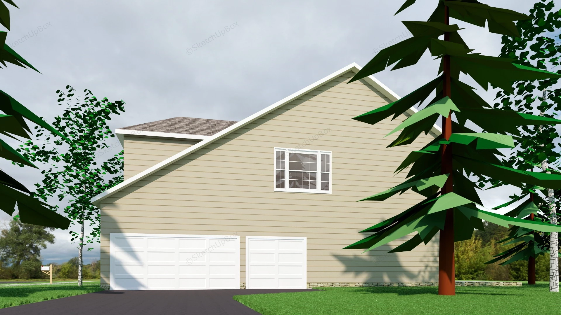 New House Design sketchup model preview - SketchupBox