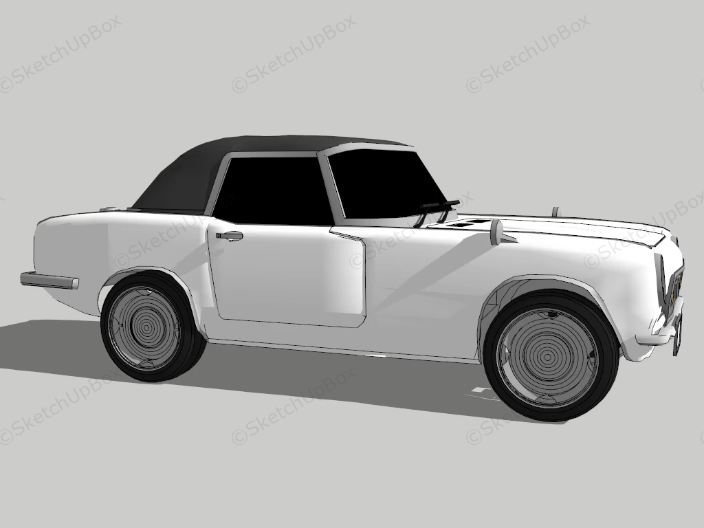 Honda S600 sketchup model preview - SketchupBox