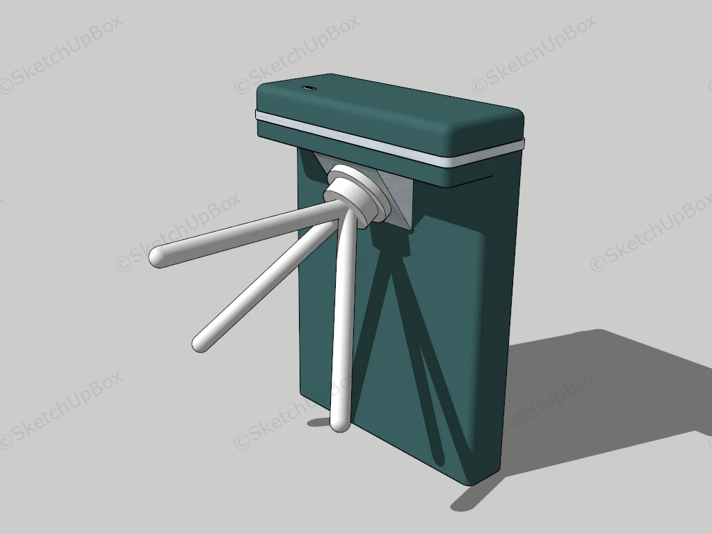 Vintage Turnstile sketchup model preview - SketchupBox