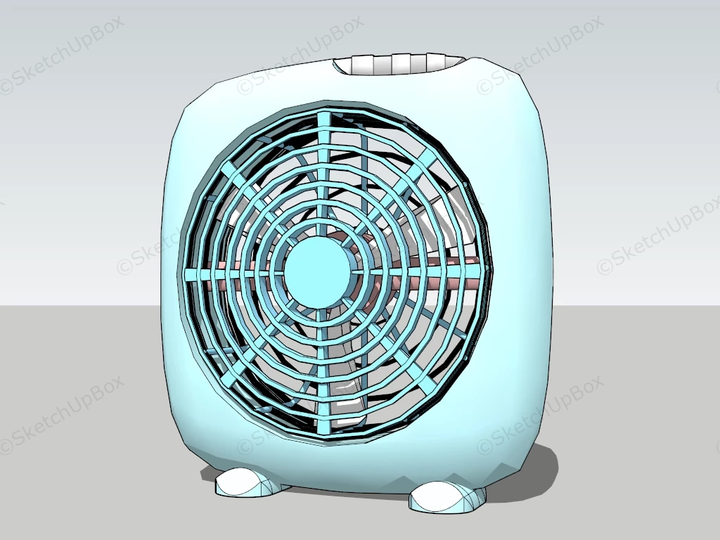 Small Box Fan sketchup model preview - SketchupBox