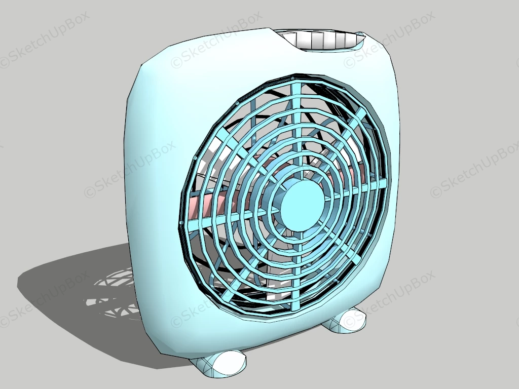 Small Box Fan sketchup model preview - SketchupBox