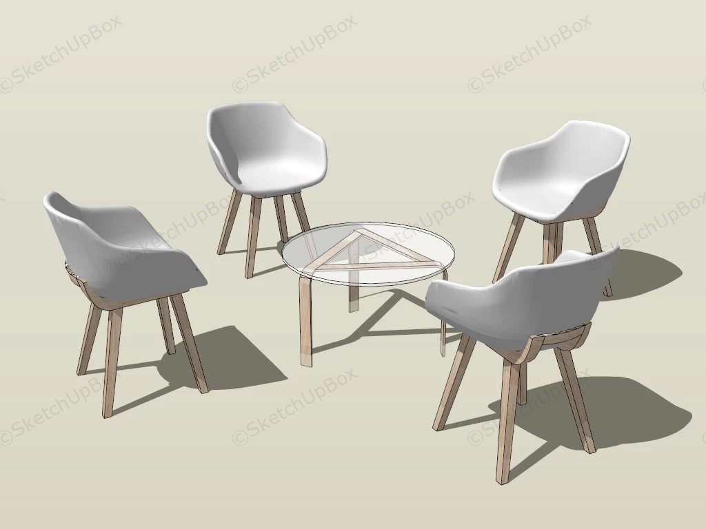 Minimalist Outdoor Furniture sketchup model preview - SketchupBox